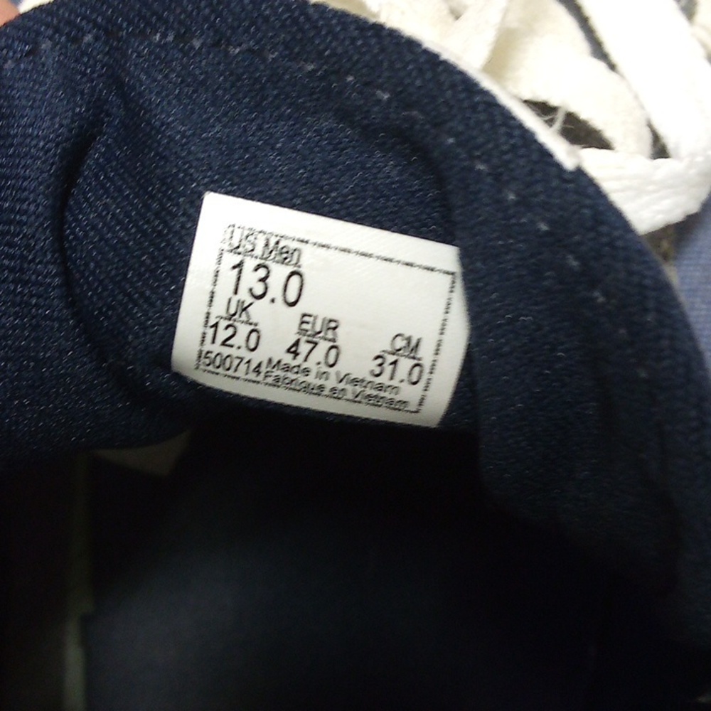 SOLD Vans Classic Men's Blue Sneakers - Picture 5 of 6